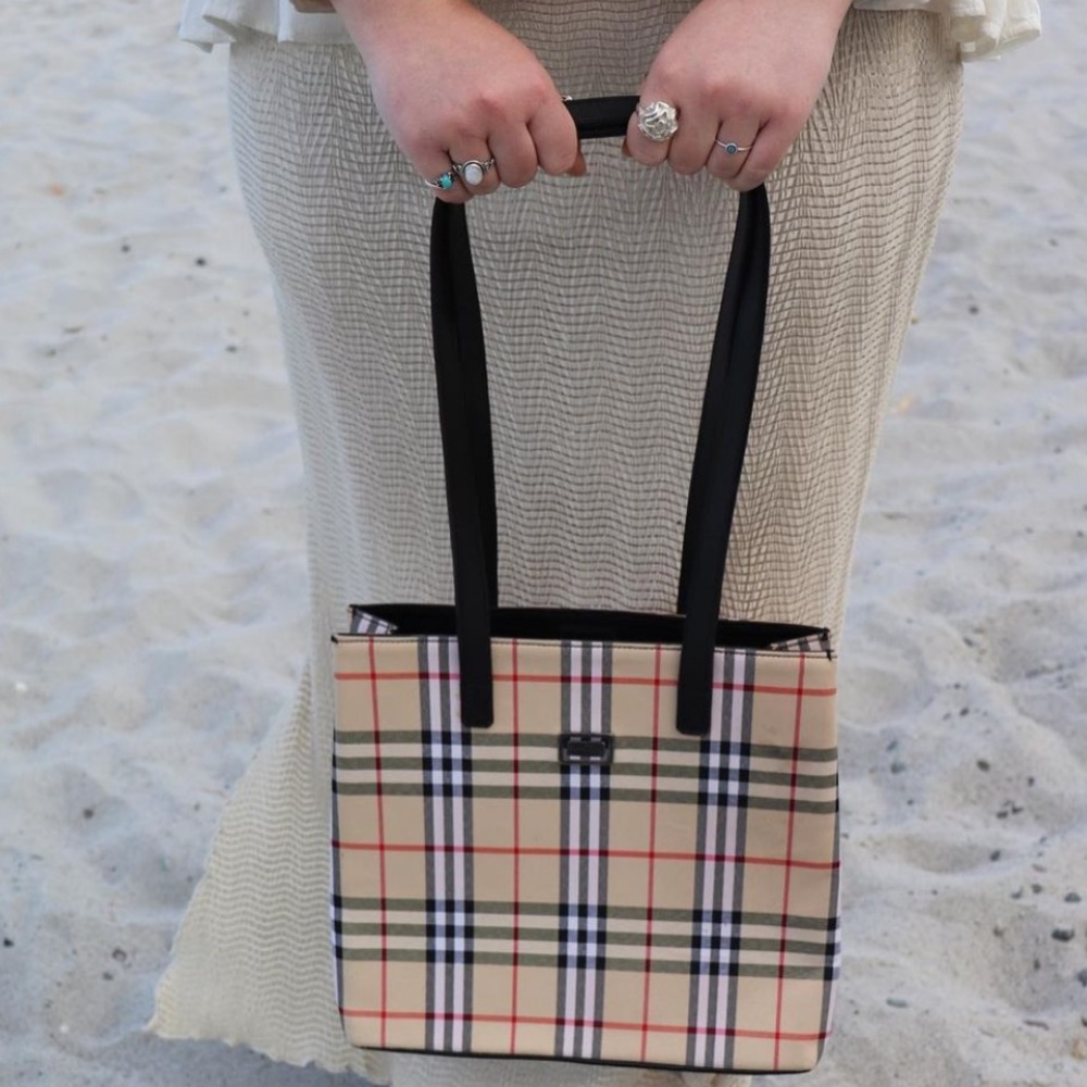 Authentic Burberry Nova Check Tote
